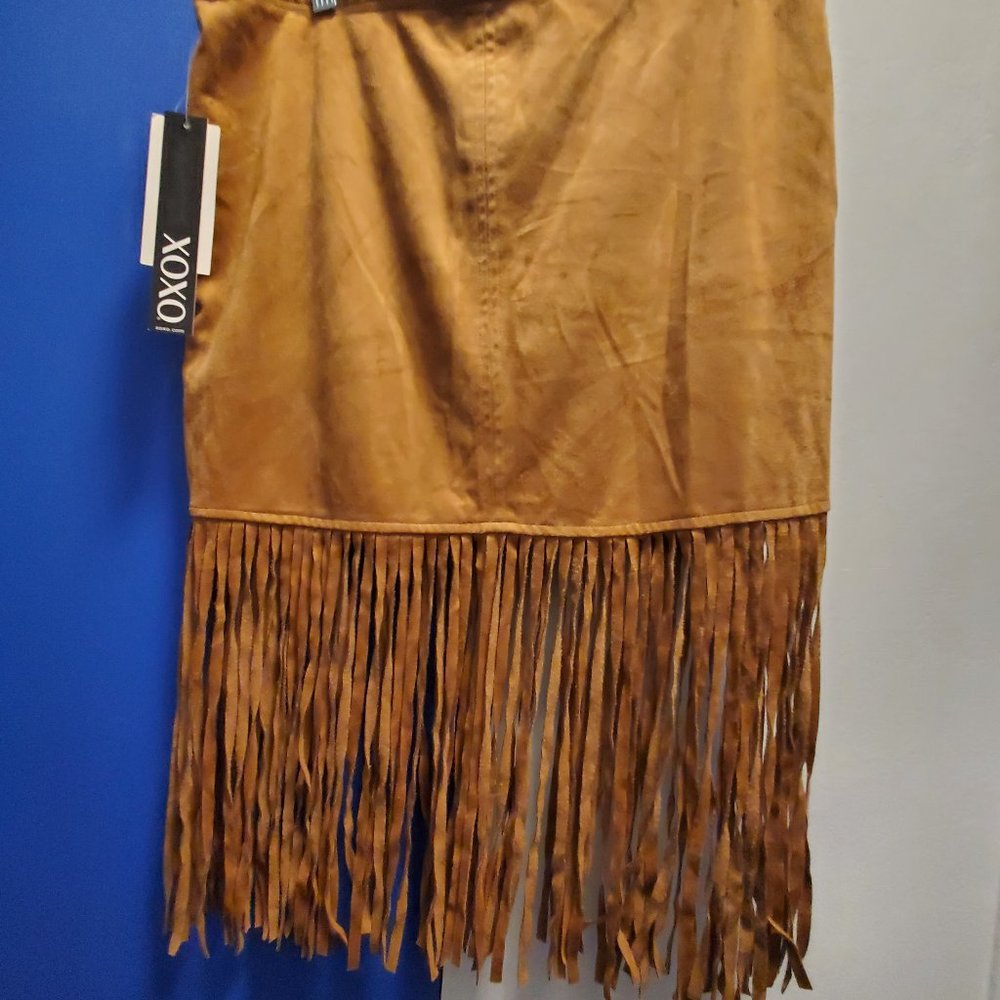 XOXO Fringe Skirt Size L
